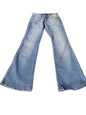 Vintage 1990's Y2K Angels low rise flare jeans 5 short